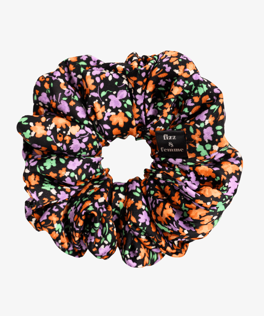ADA - Printed Scrunchie - Blau/Weiß - Fizz & Femme