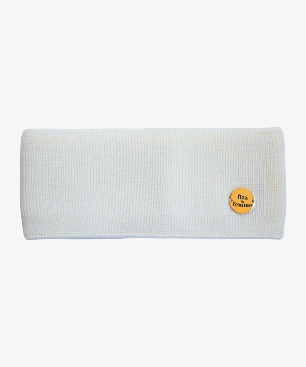 AMANDA - Doppellagiges Stirnband | Creme - Beige - Fizz & Femme