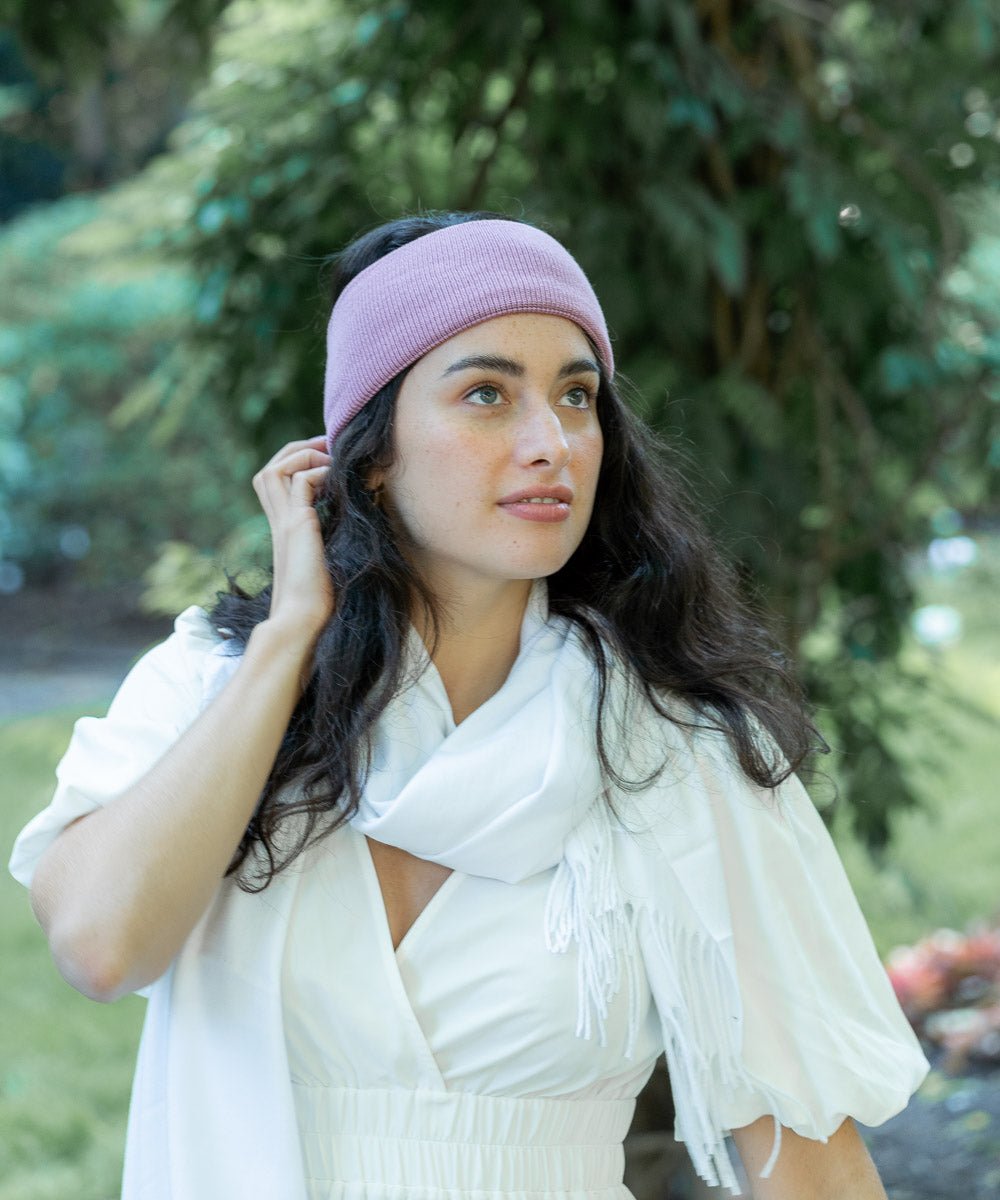 AMANDA - Doppellagiges Stirnband | Rose - Rosa - Fizz & Femme