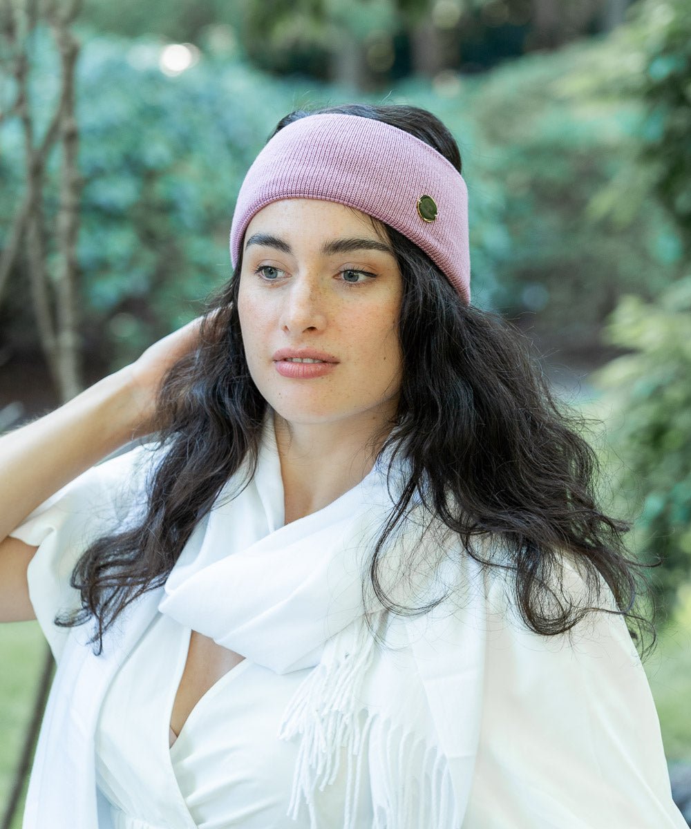 AMANDA - Doppellagiges Stirnband | Rose - Rosa - Fizz & Femme