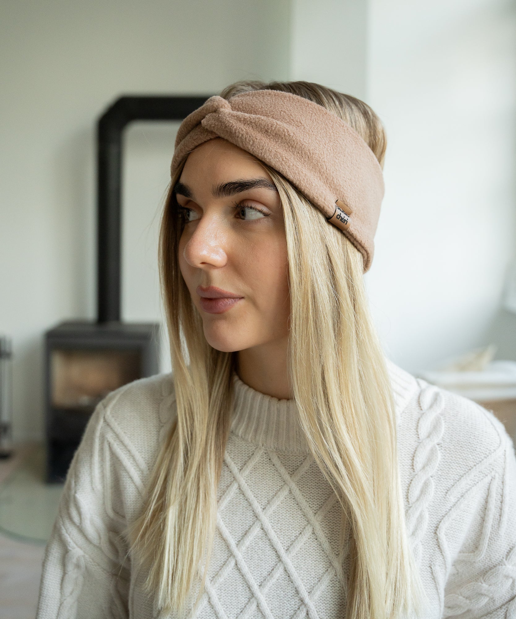 CAMEL - Stirnband aus Polarfleece - Beige - Studio Chéri