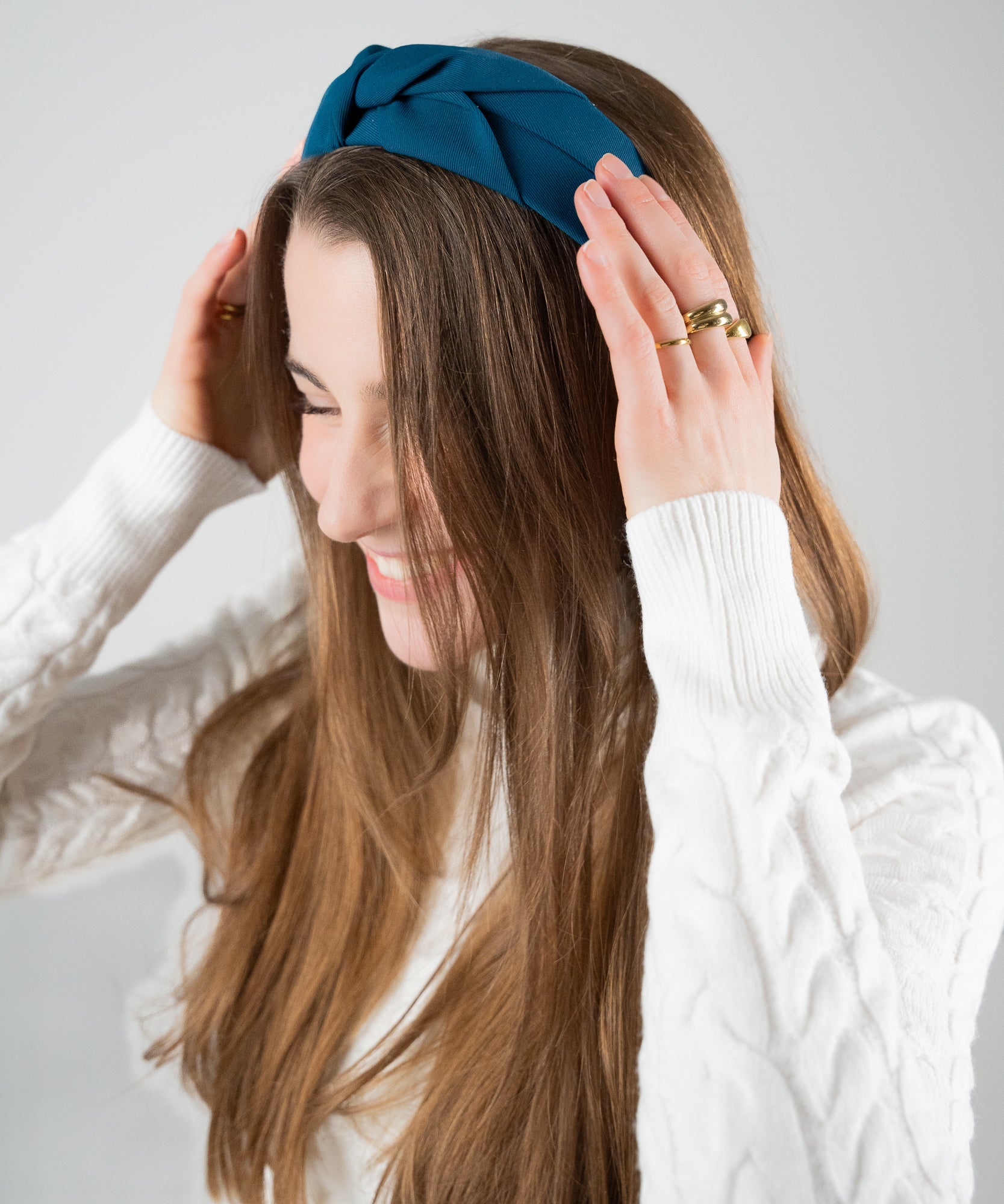 CAMILLE - Haarreifen | Petrol - Grün - Studio Chéri