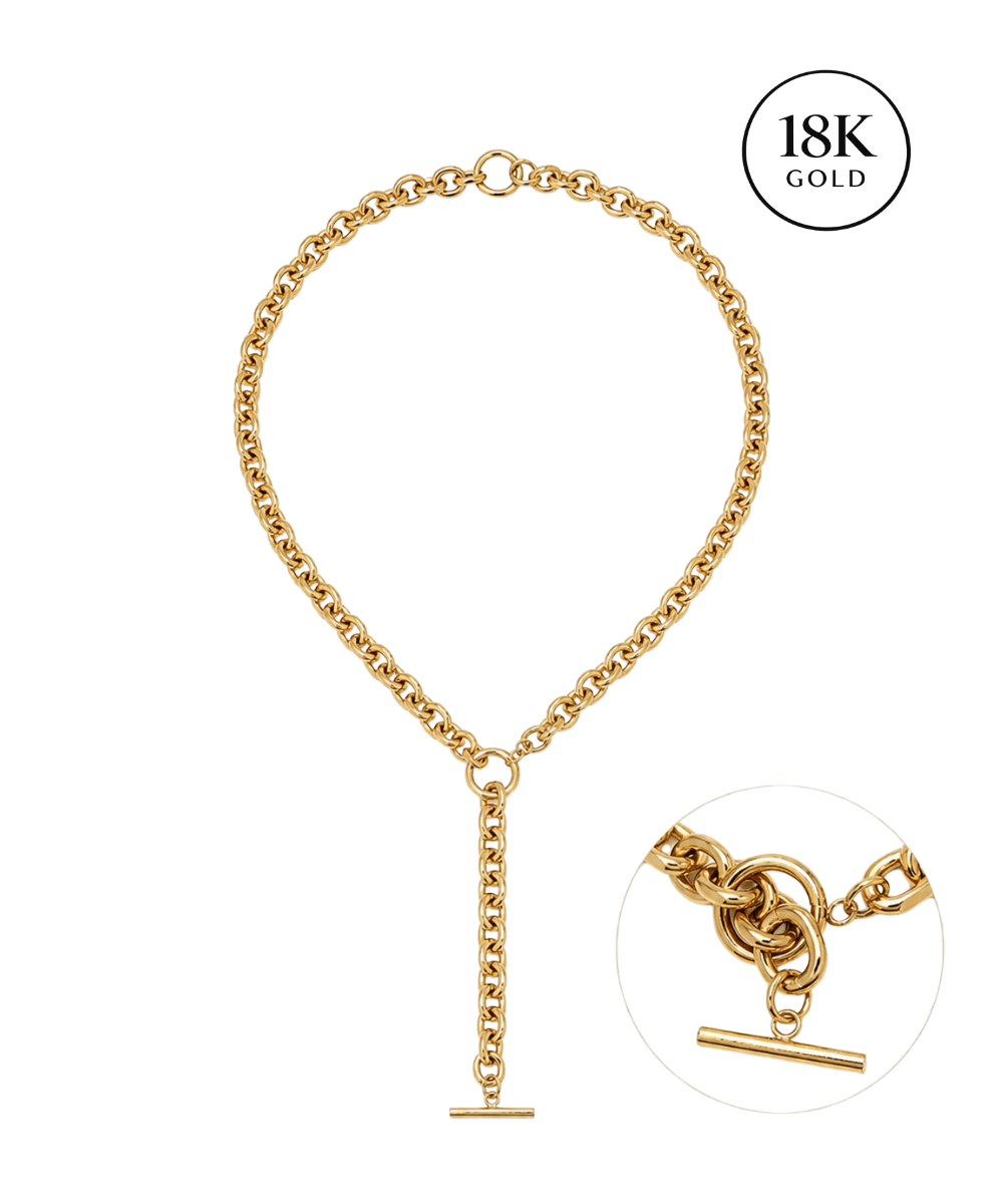 Carrie - 18K Goldkette Verstellbar - Gold - Studio Chéri