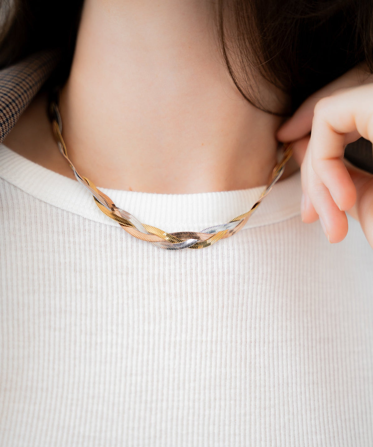 Céline - 18K Tricolor Kette - Gold - Studio Chéri