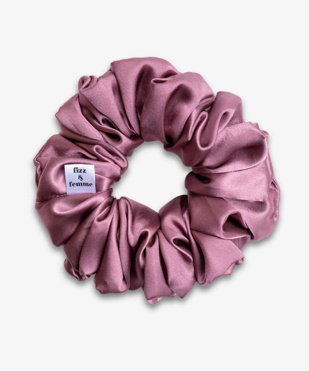 CLAIRE - Satin Scrunchie | Berry - Rot - Fizz & Femme