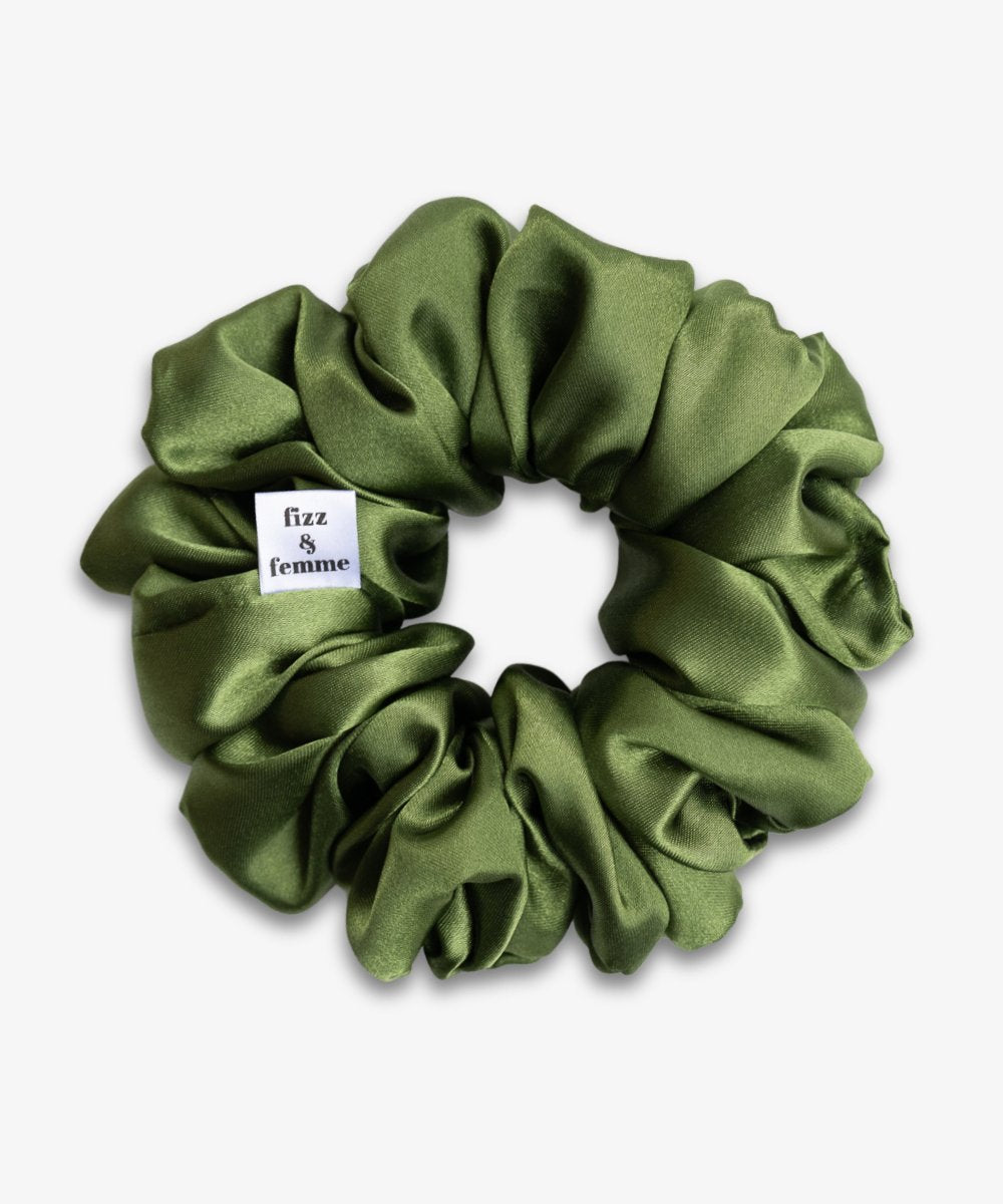 CLAIRE - Satin Scrunchie | Pistachio - Grün - Fizz & Femme