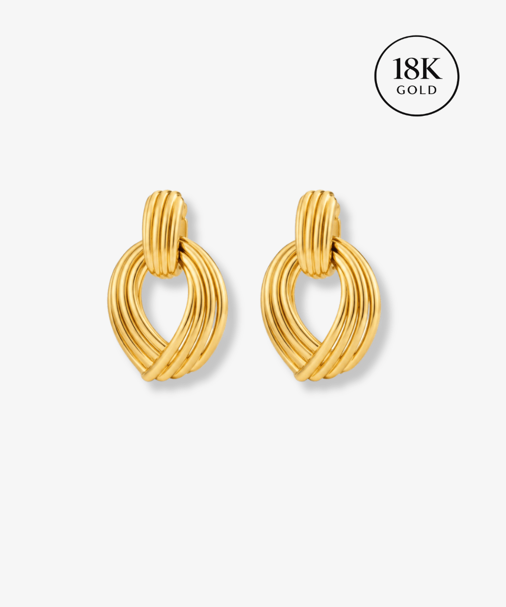 Clarisse - 18K Ohrringe - Gold - Studio Chéri
