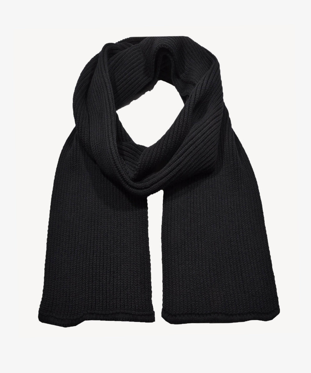 CLEO - Schal aus Merinowolle | Black - Schwarz - Fizz & Femme