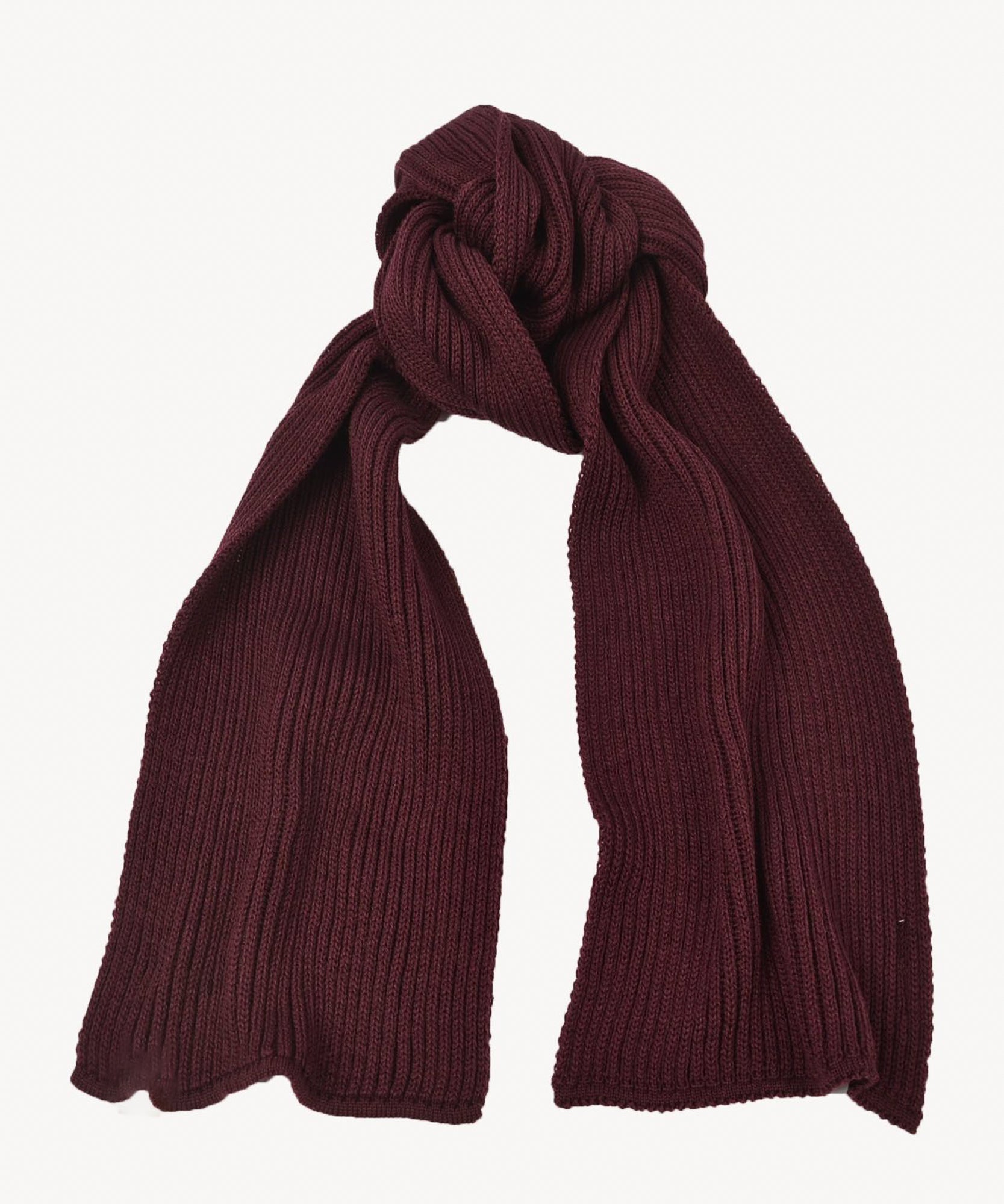 CLEO - Schal aus Merinowolle | Wine - Rot - Studio Chéri