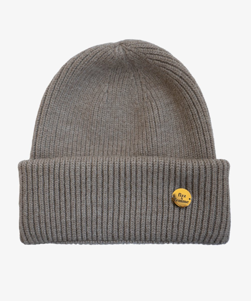 CLEO - Strickmütze | Beige - Beige - Fizz & Femme