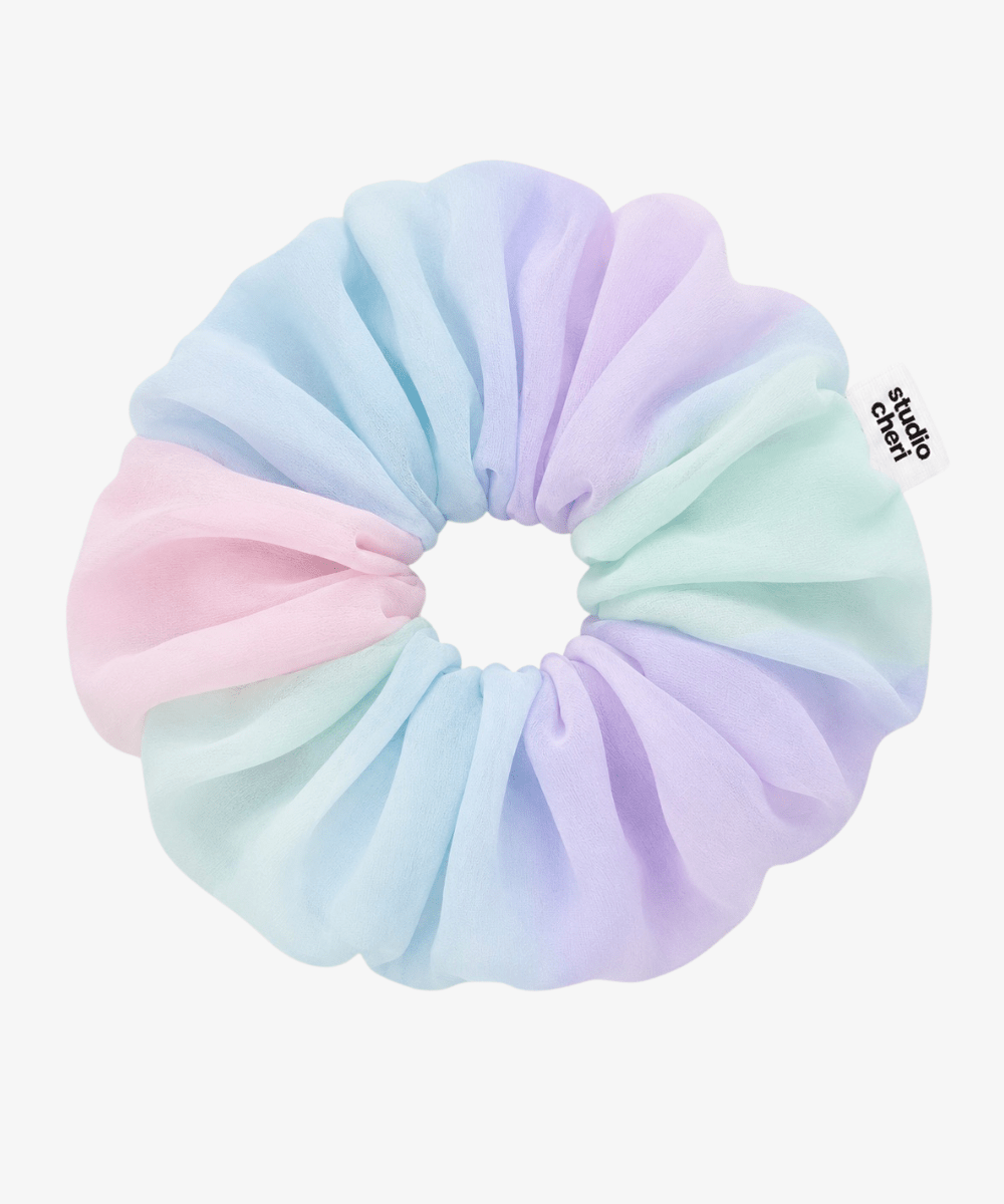 Cloudy - Chiffon Scrunchie - blau - Studio Chéri