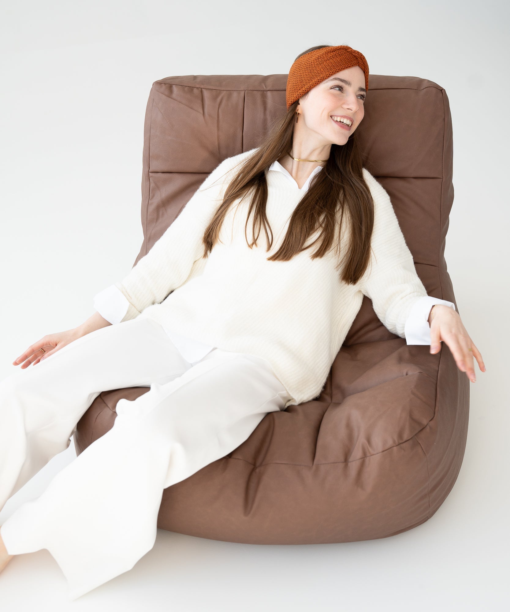 EMMA - Stirnband aus Merinowolle | Copper - Kupfer - Studio Chéri