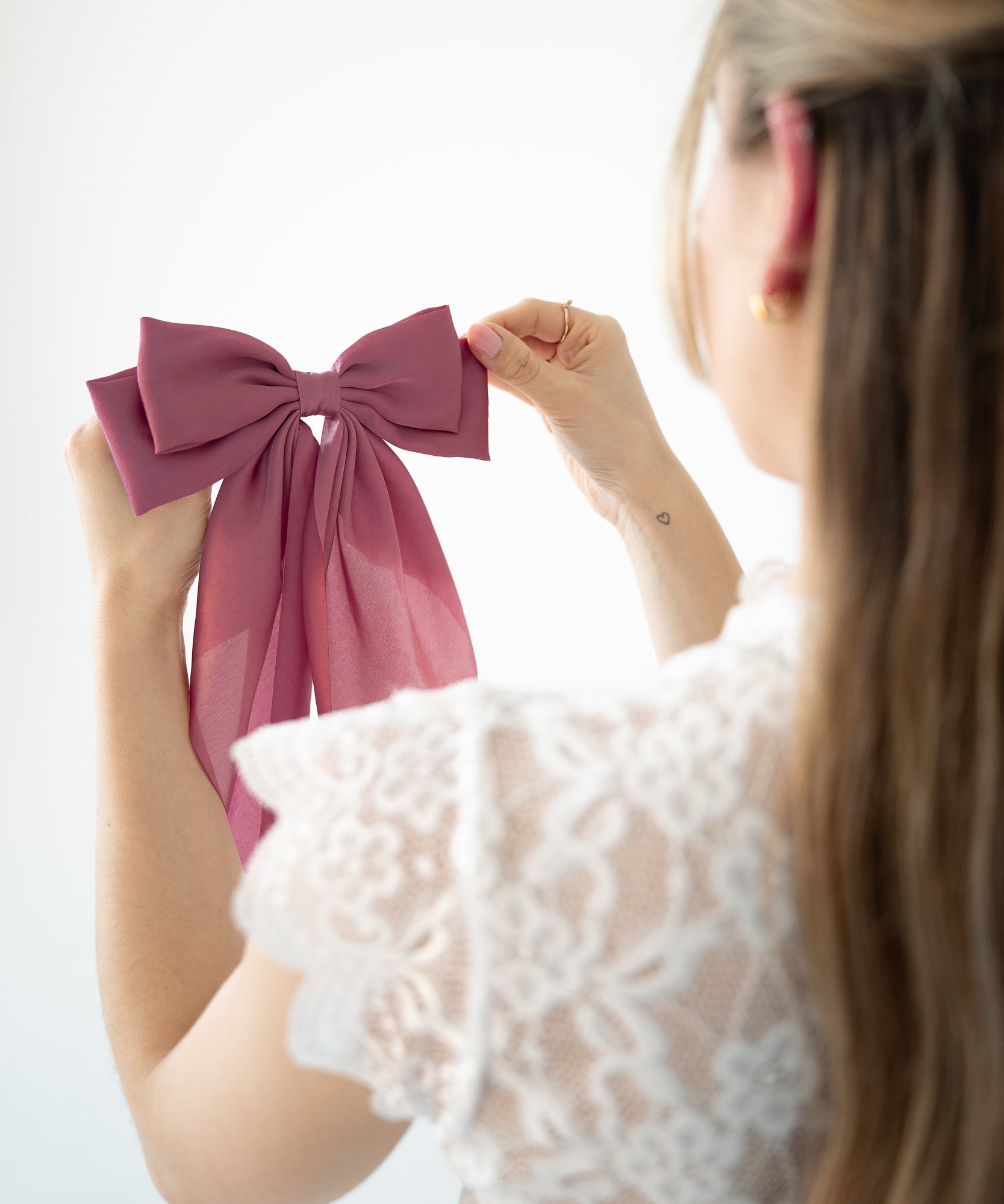 EVE - Haarschleife Big | Berry - Rosa - Fizz & Femme
