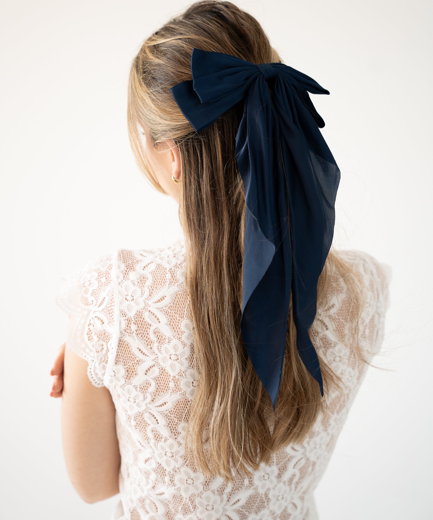 EVE - Haarschleife Big | Navy - Blau - Fizz & Femme