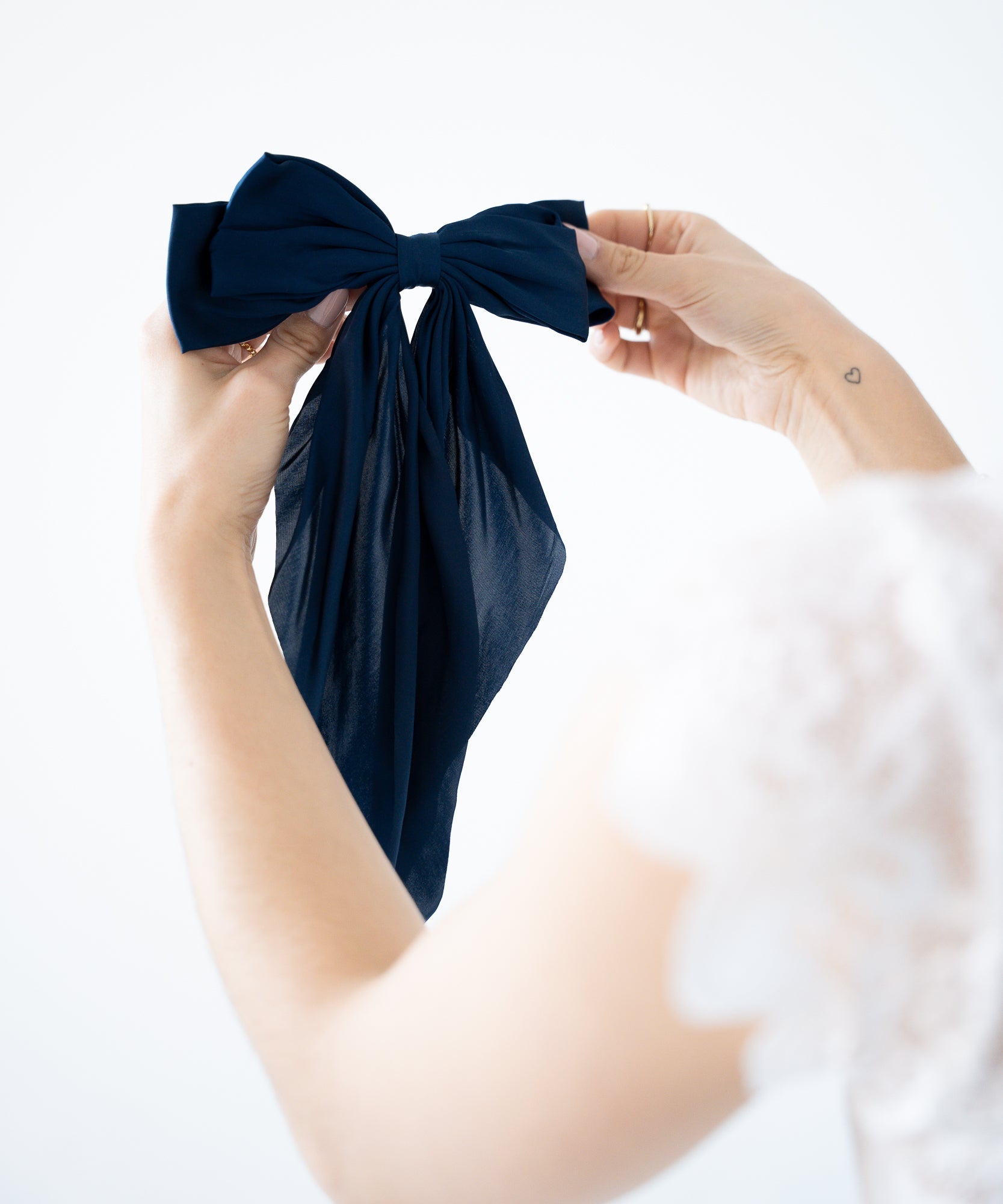 EVE - Haarschleife Big | Navy - Blau - Fizz & Femme
