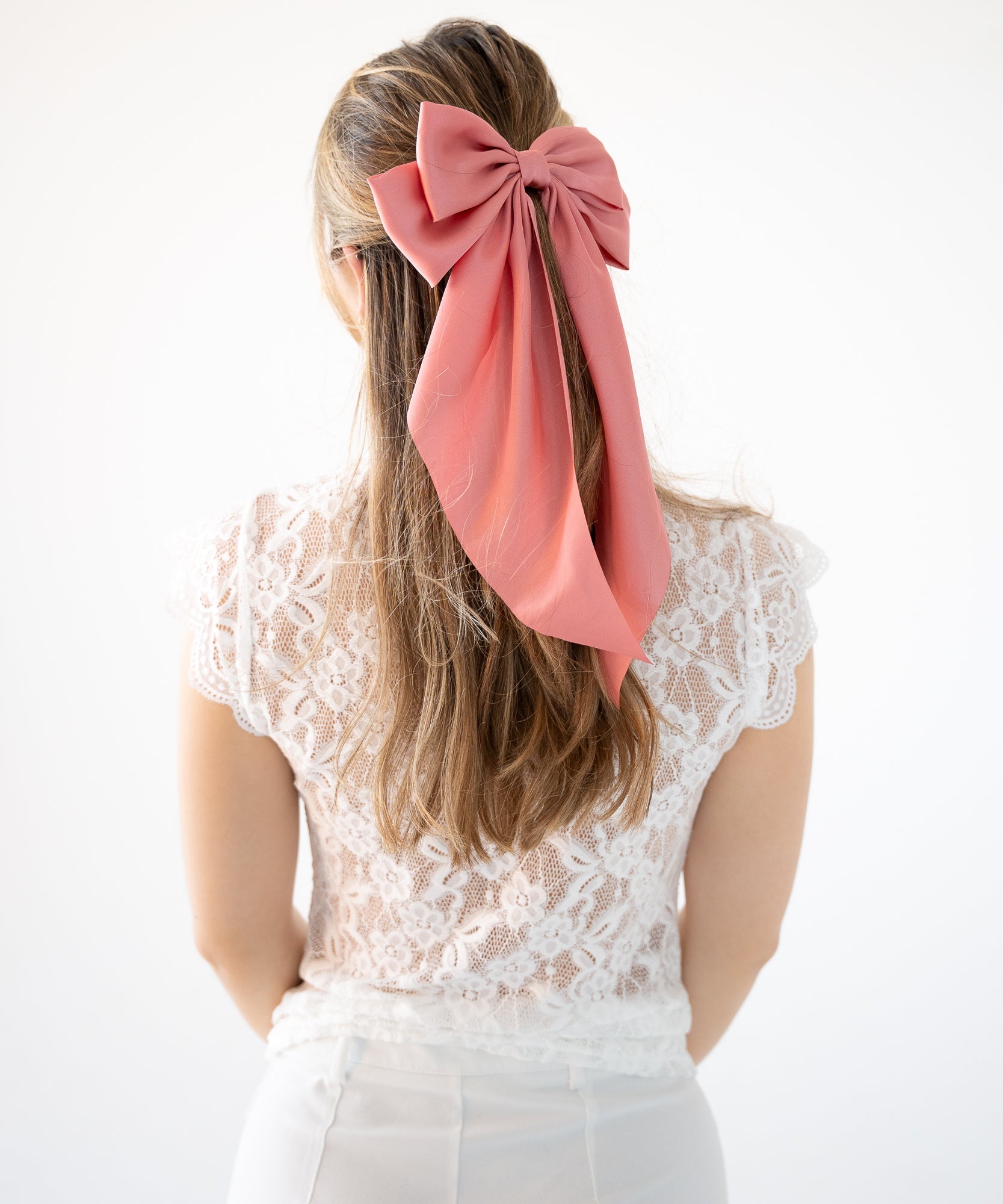 EVE - Haarschleife Big | Peach - Orange - Fizz & Femme