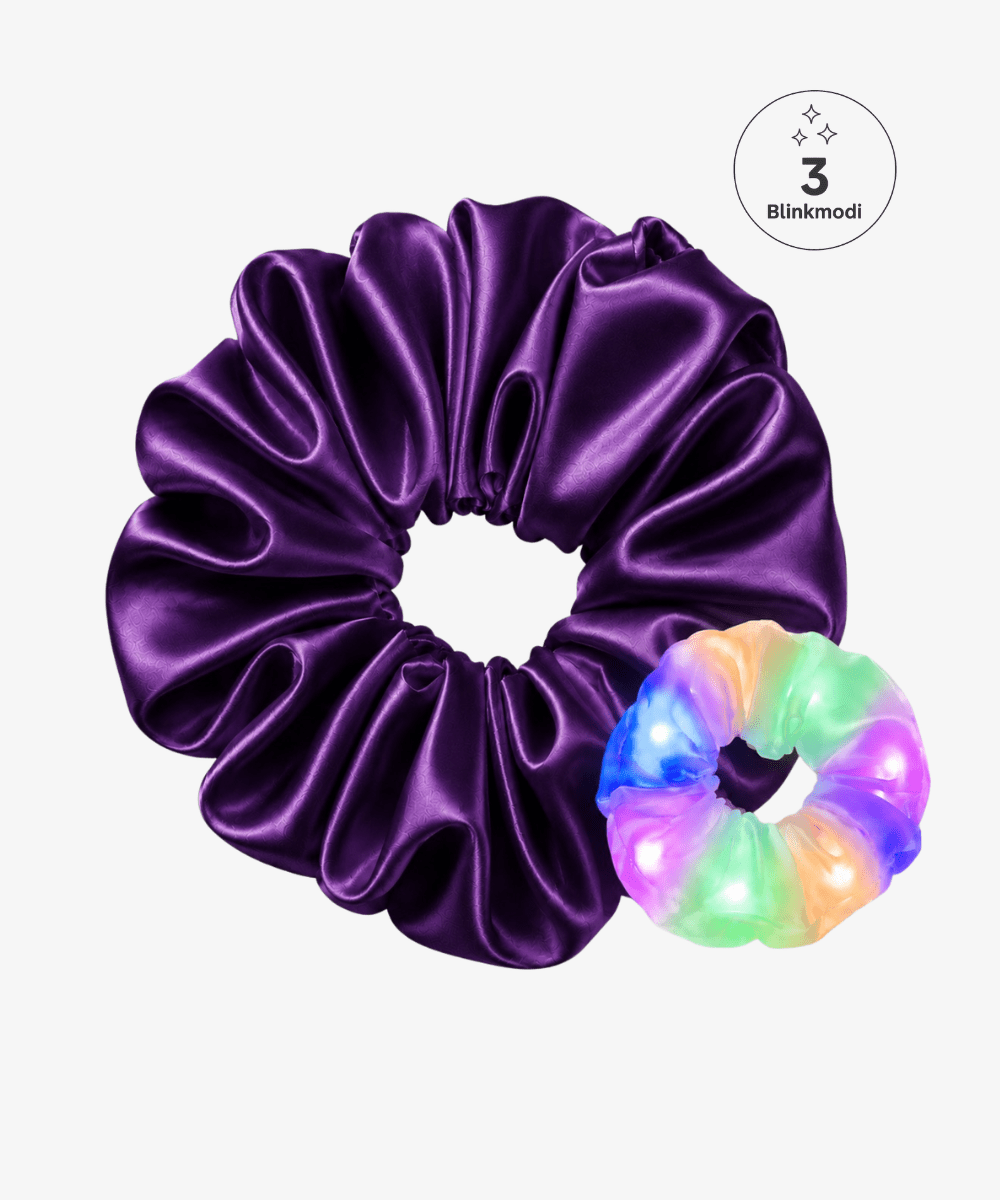 LED Scrunchie - Purple - Lila - Studio Chéri