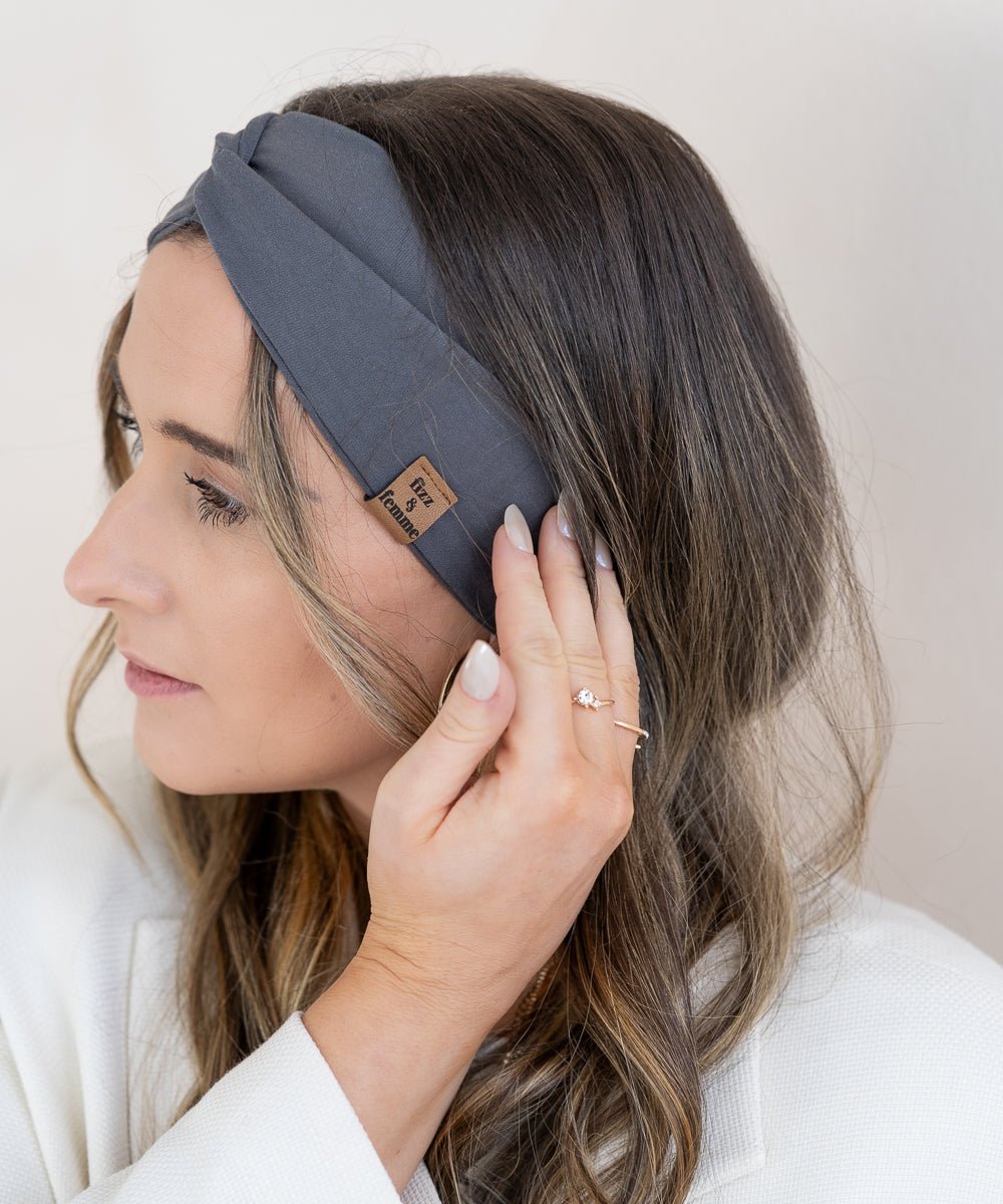 LILLY - Haarband | Grey - Grau - Fizz & Femme