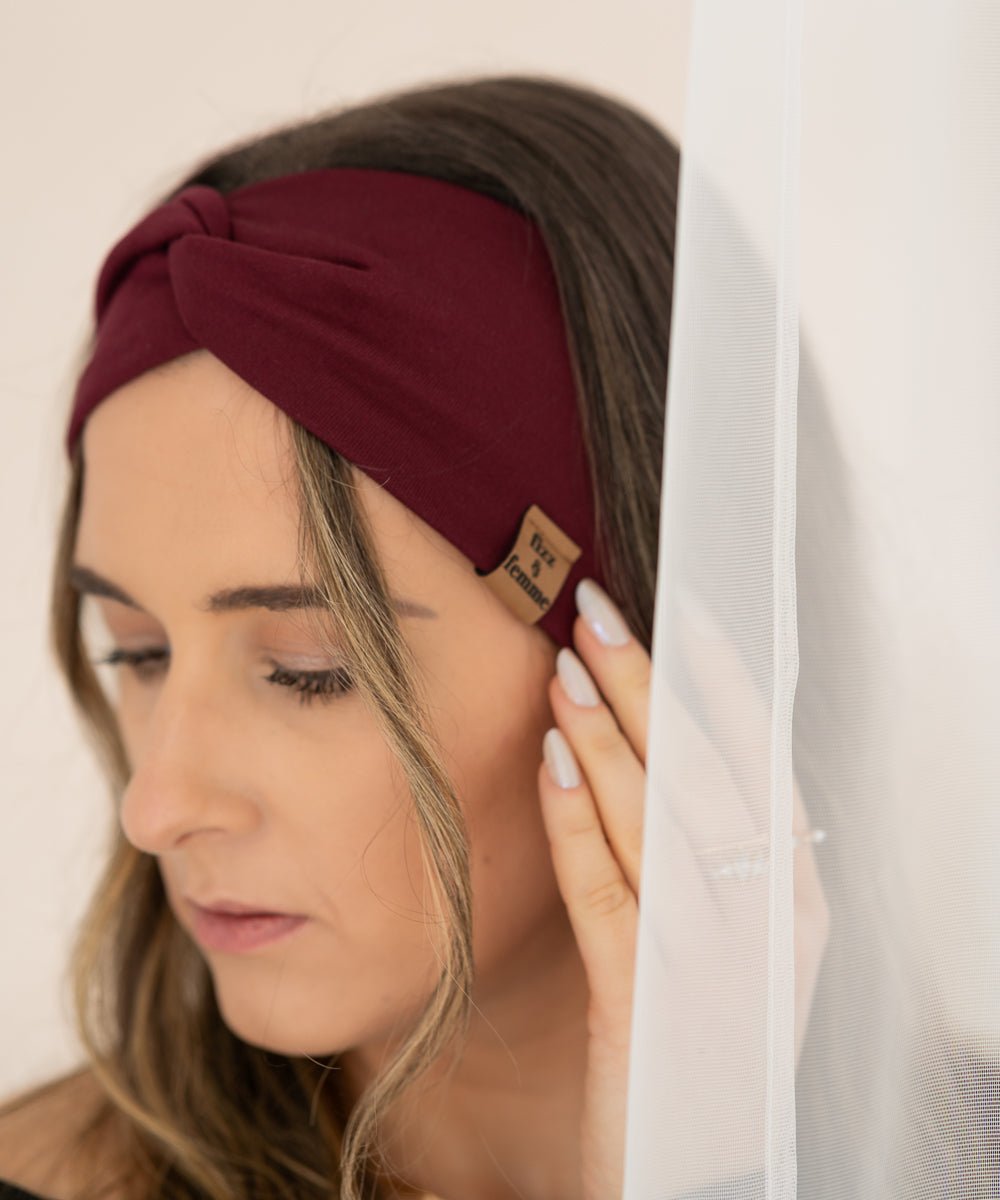LILLY - Haarband | Wine - Rot - Fizz & Femme