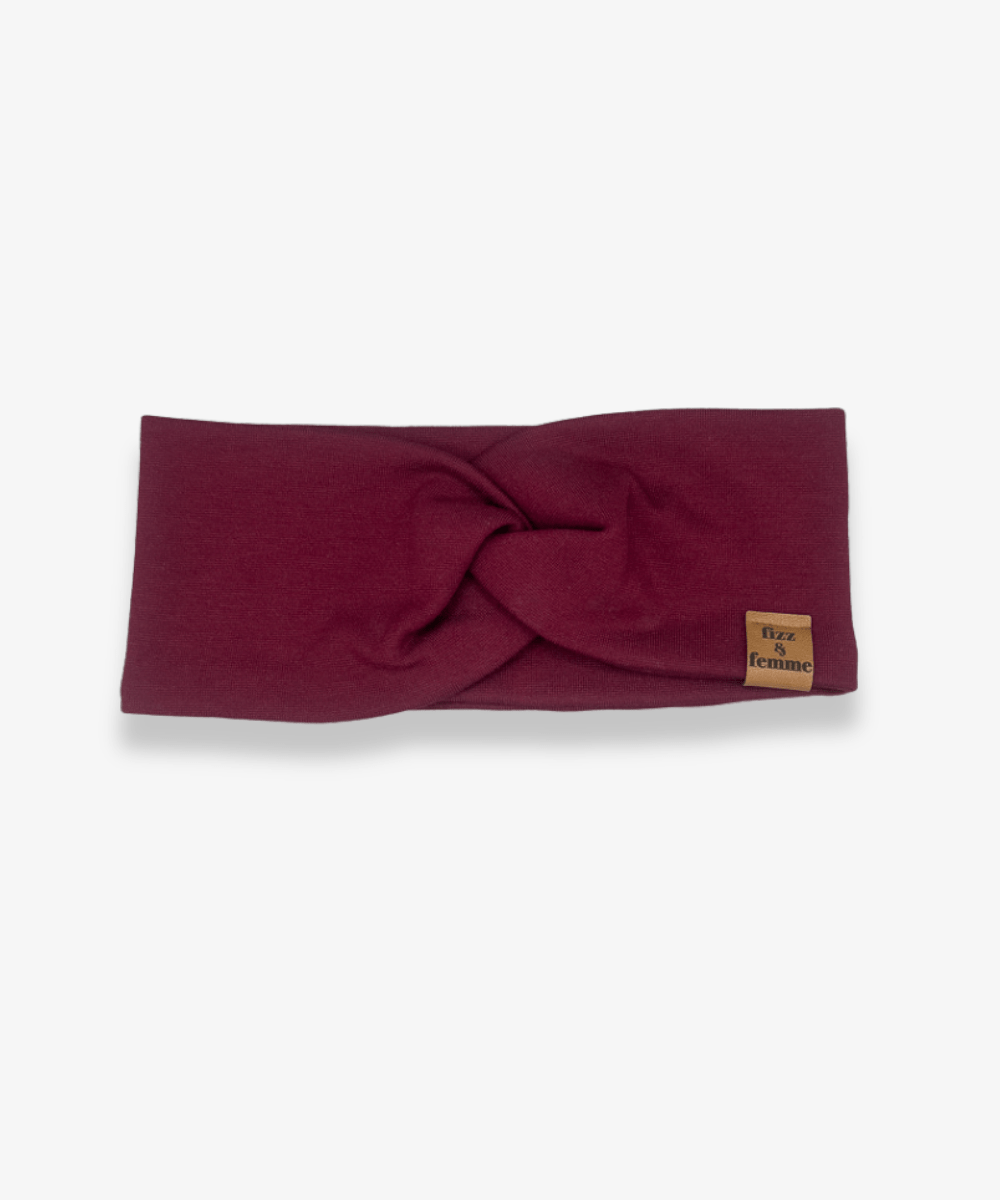 LILLY - Haarband | Wine - Rot - Fizz & Femme