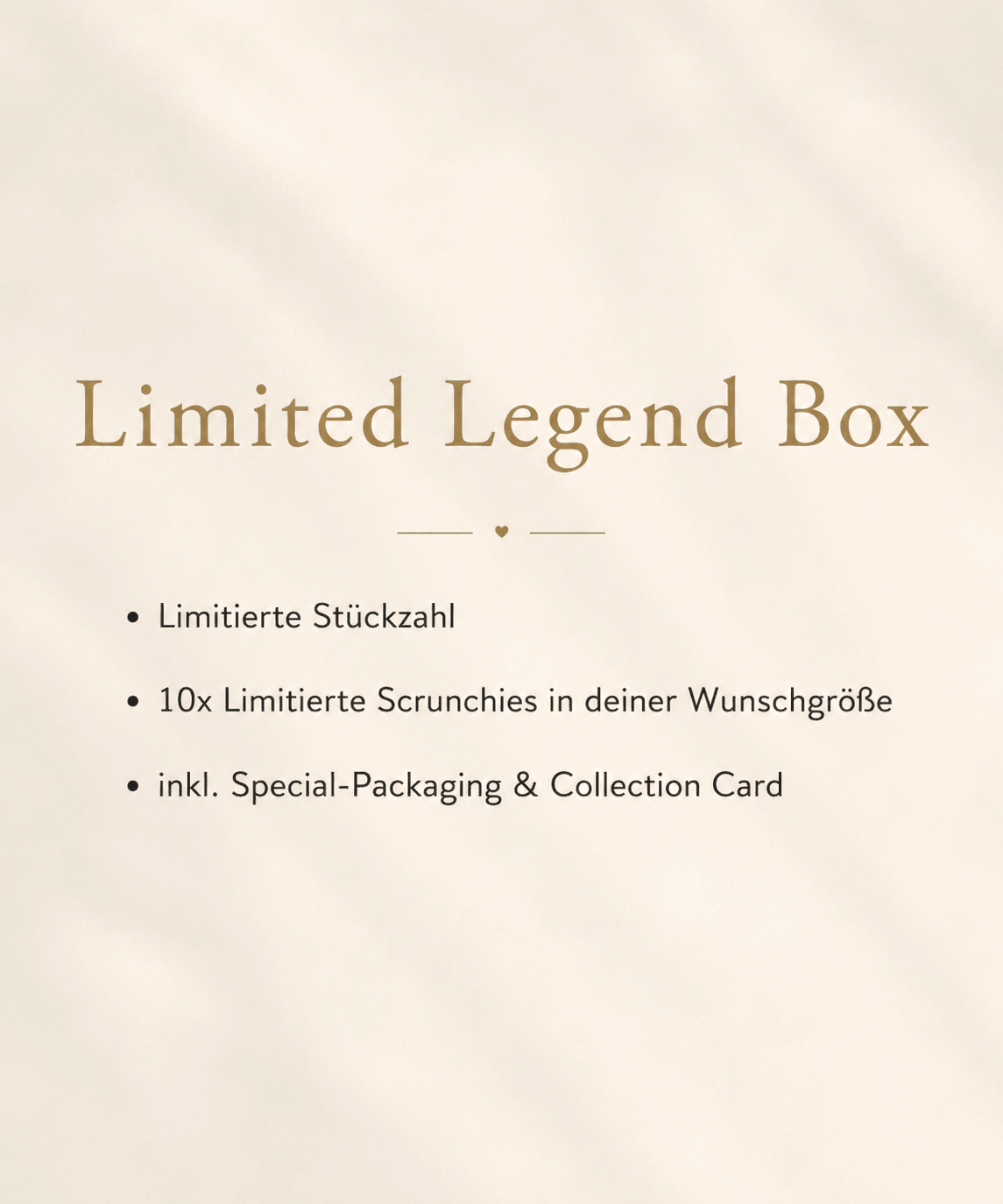 Limited Legend Box - weiß - Studio Chéri