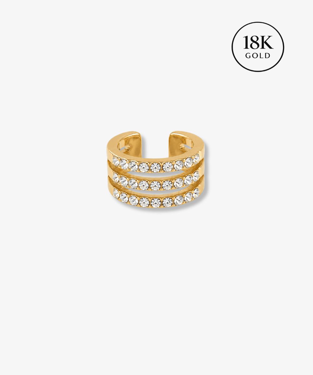 Lune - 18K Gold - Earcuff - Gold - Studio Chéri