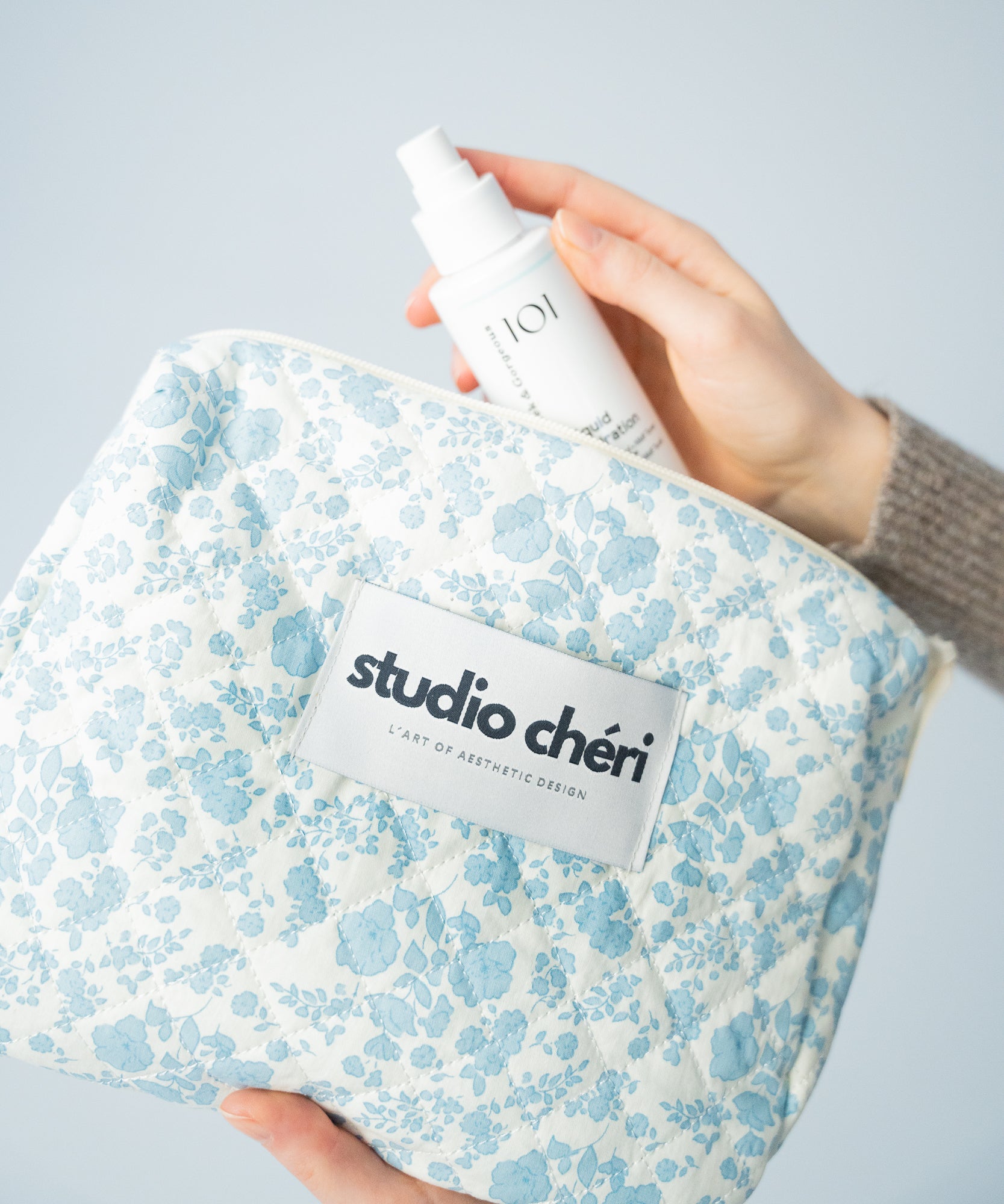 MAGGIE - Kosmetiktasche | Lumiere - Schwarz - Studio Chéri