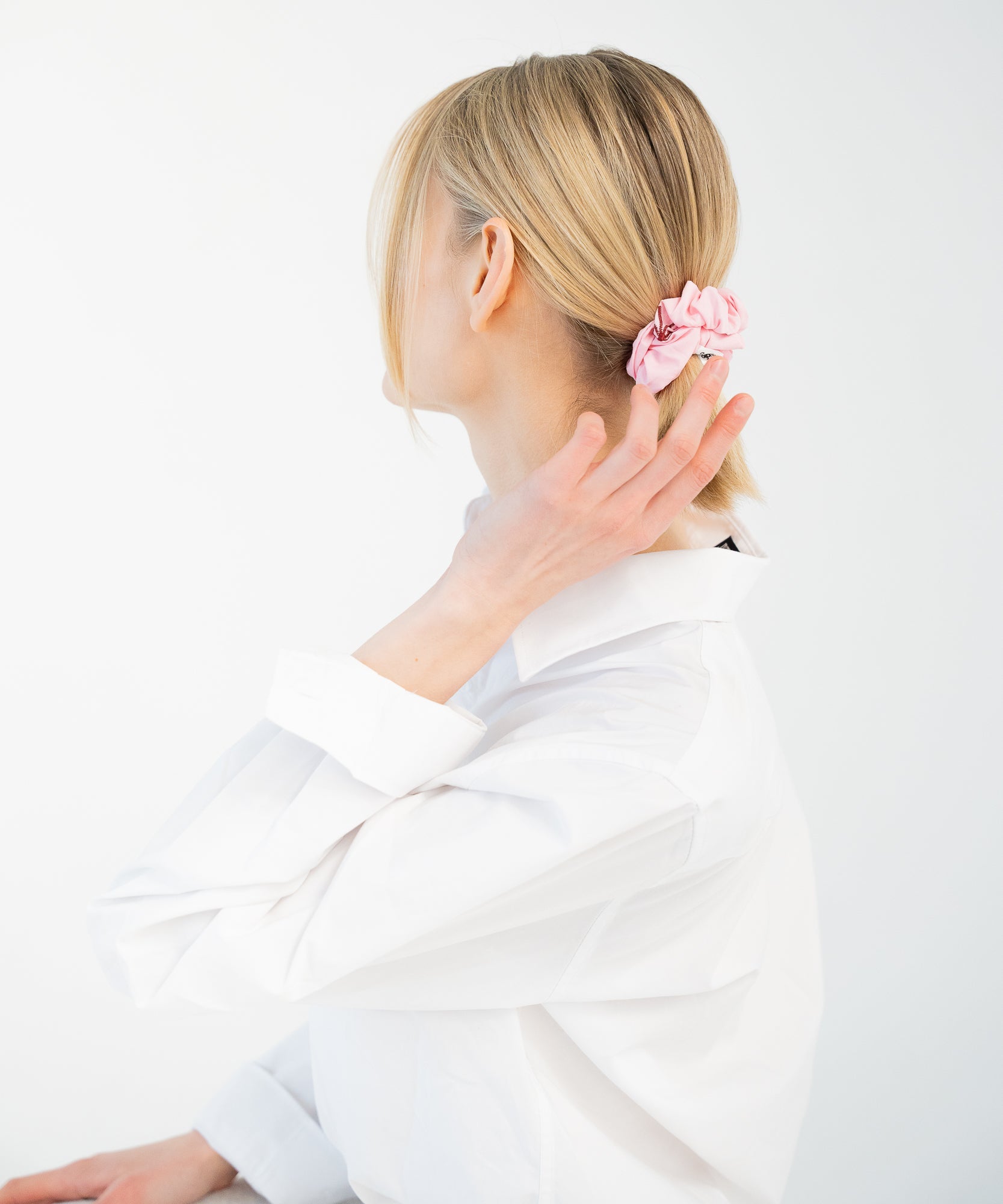 MAISON ROSE - Scrunchie mit Schleife - Rosa/Pink - Studio Chéri