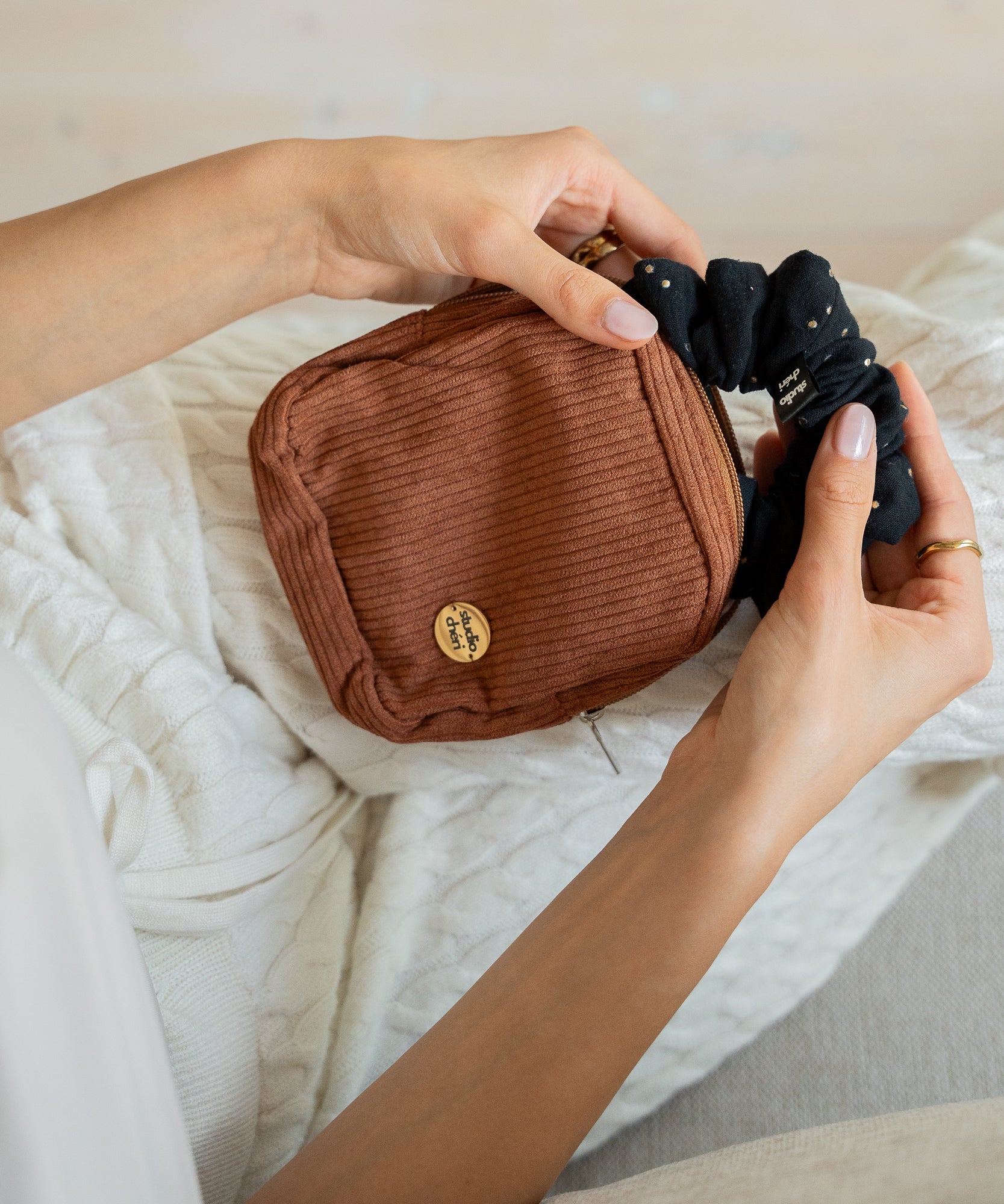 MINI MALU - Kosmetiktasche | Copper - Beige - Studio Chéri