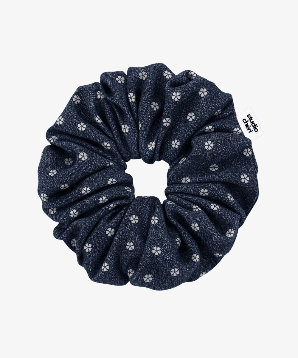 Pale Garden - Jeans Scrunchie - Blau - Studio Chéri