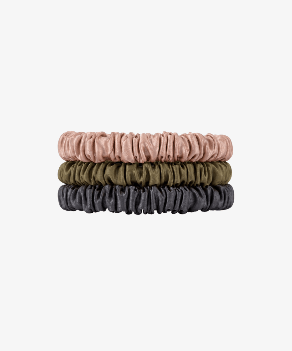 Petite Scrunchies aus Seide - Dust - beige - Studio Chéri