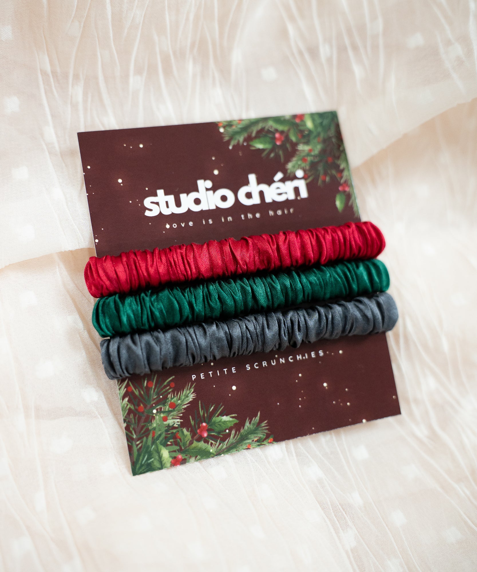 Petite Scrunchies | Christmas - ROT - Studio Chéri