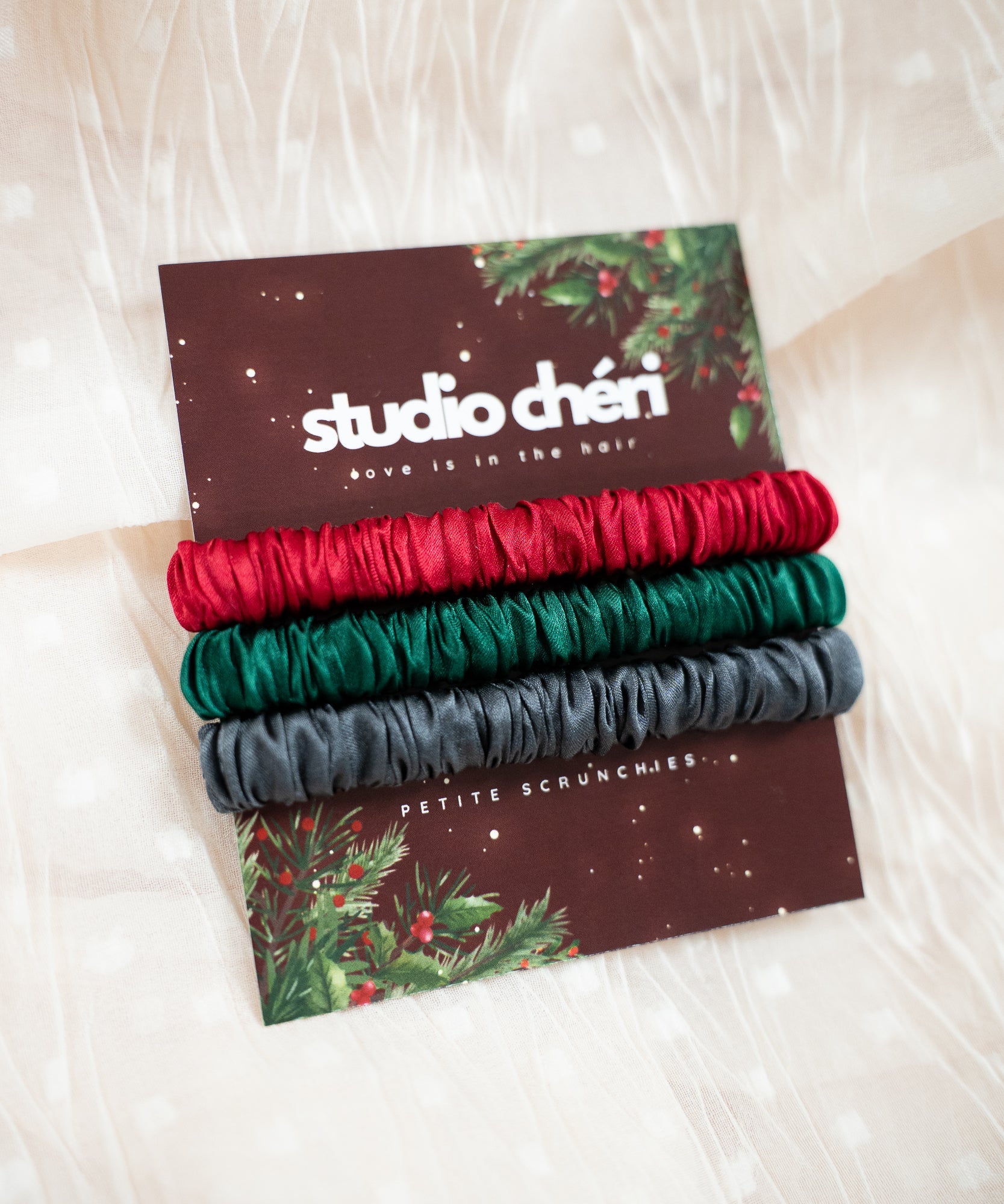Petite Scrunchies | Christmas - ROT - Studio Chéri
