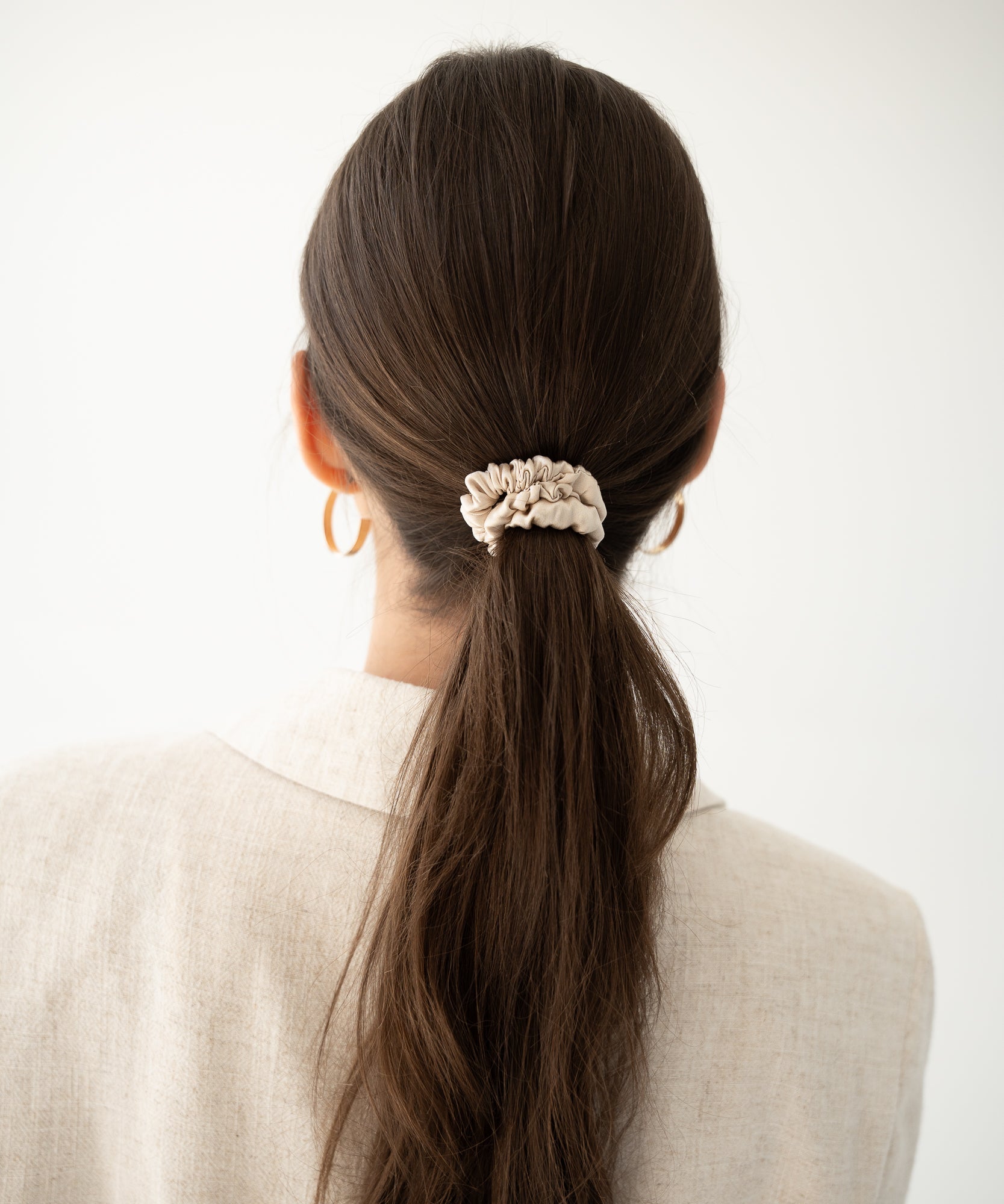 Petite Scrunchies | Wild Dust - Schwarz/Braun/Beige - Studio Chéri