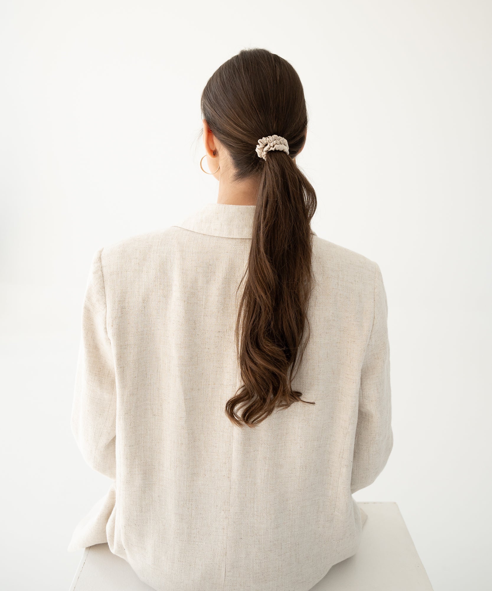 Petite Scrunchies | Wild Dust - Schwarz/Braun/Beige - Studio Chéri