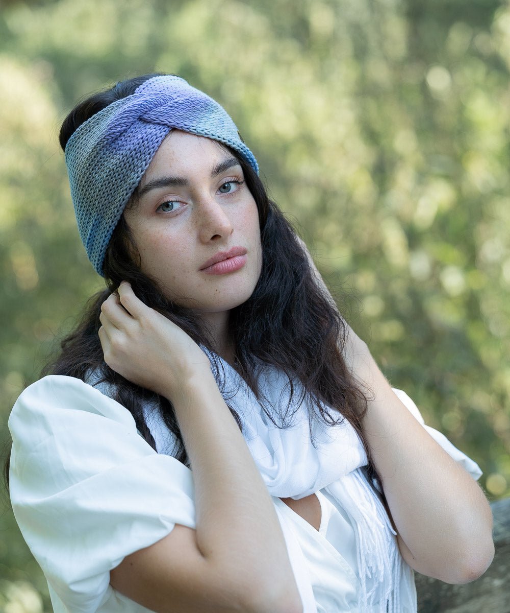 RAINBOW - Doppellagiges Stirnband | Opal - Blau - Fizz & Femme