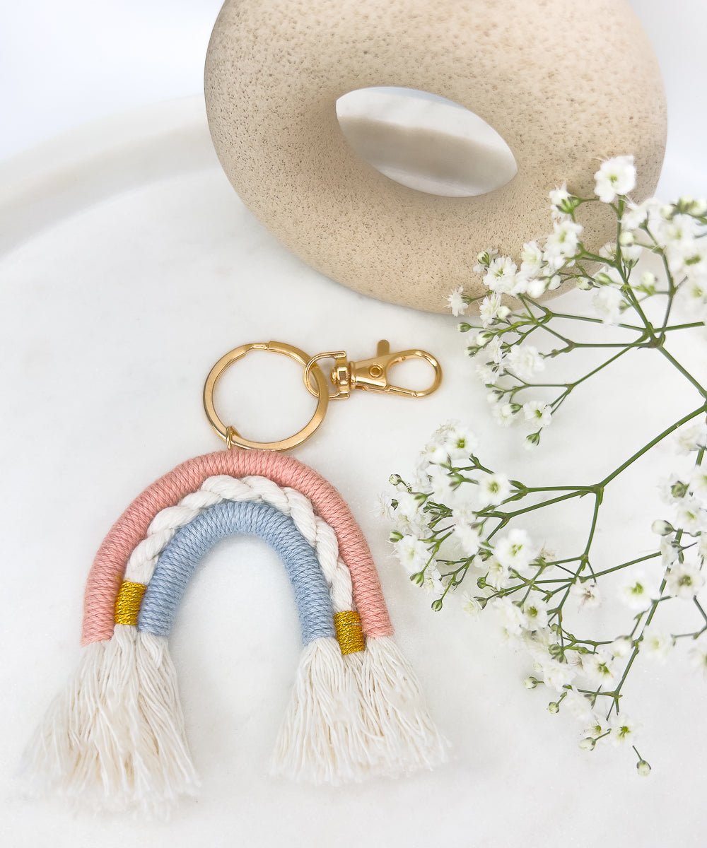 RAINBOW - Schlüsselanhänger | Pastel - Gelb/Blau/Rot - Fizz & Femme