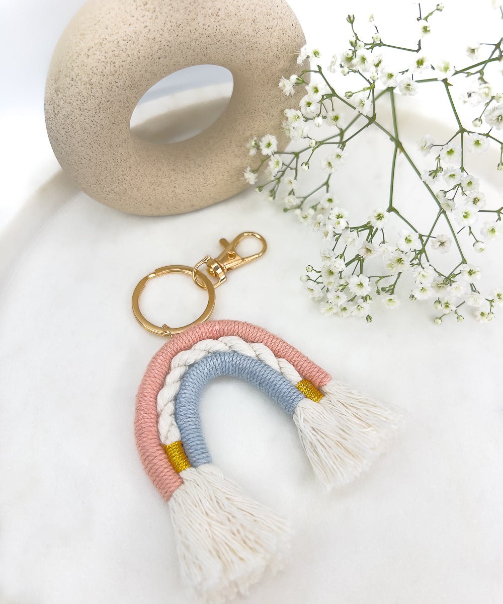 RAINBOW - Schlüsselanhänger | Pastel - Gelb/Blau/Rot - Fizz & Femme