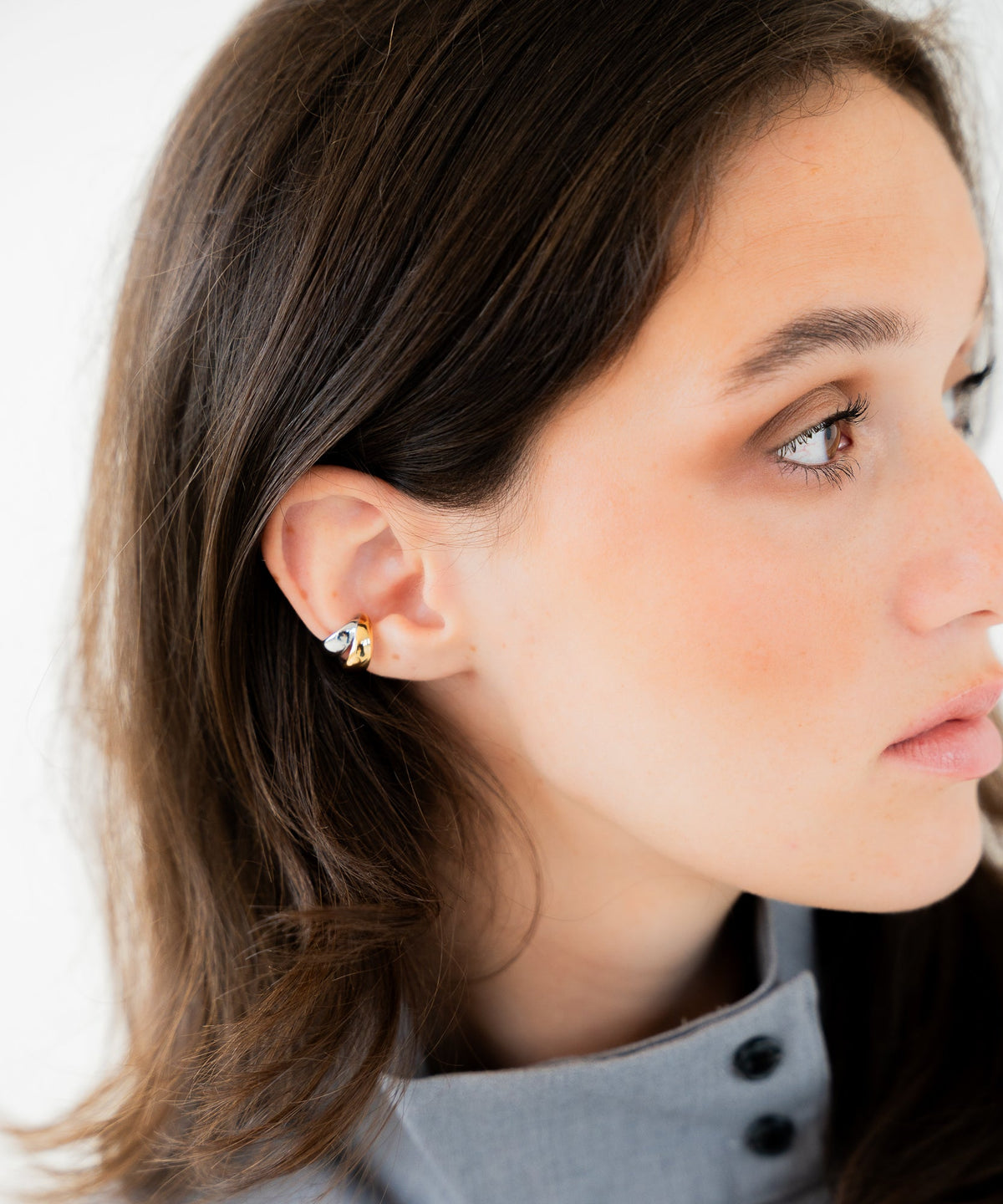Rare - Bicolor Earcuff - Gold - Studio Chéri