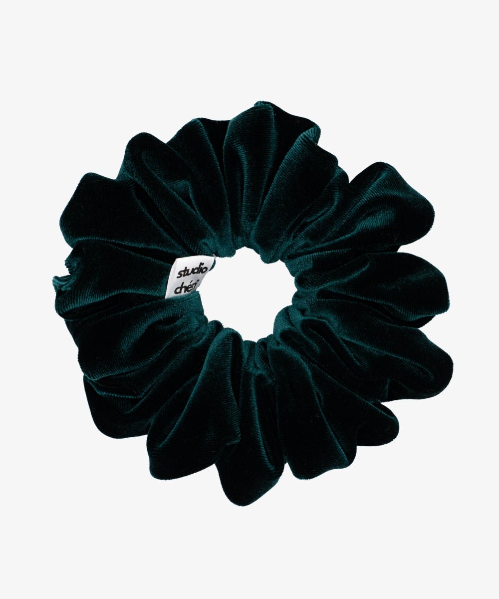 SIENNA - Scrunchie aus Samt - Blau - Studio Chéri