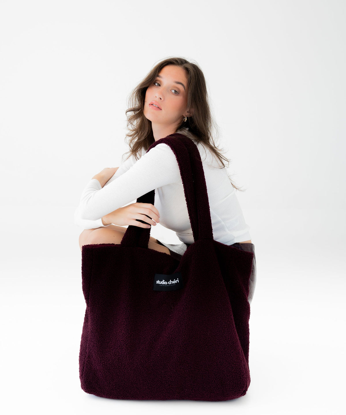 Teddy Bag - Burgundy - blau - Studio Chéri