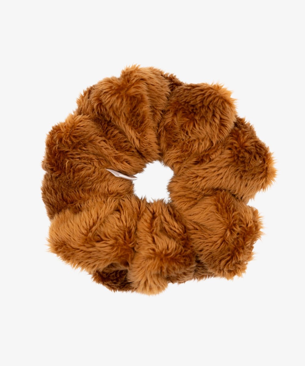 TEDDY - Scrunchie aus Teddyfell - Braun - Studio Chéri