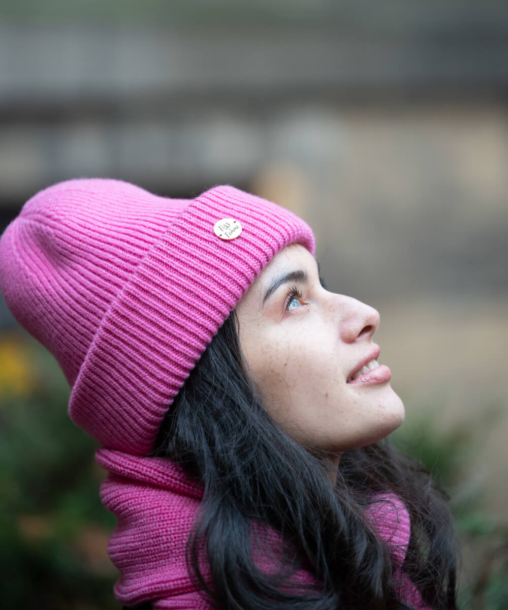 CLEO - Strickmütze | Pink - Fizz & Femme