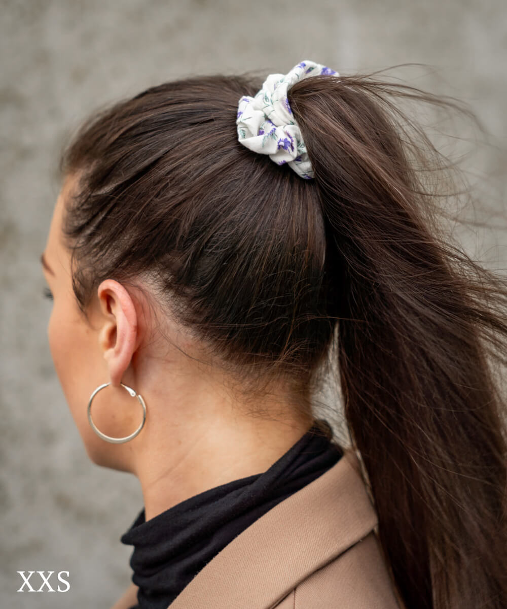 FLEUR - Printed Scrunchie - Fizz & Femme