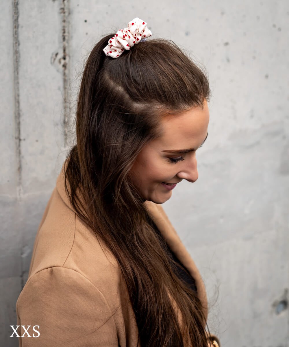 LOVE - Printed Scrunchie - Fizz & Femme