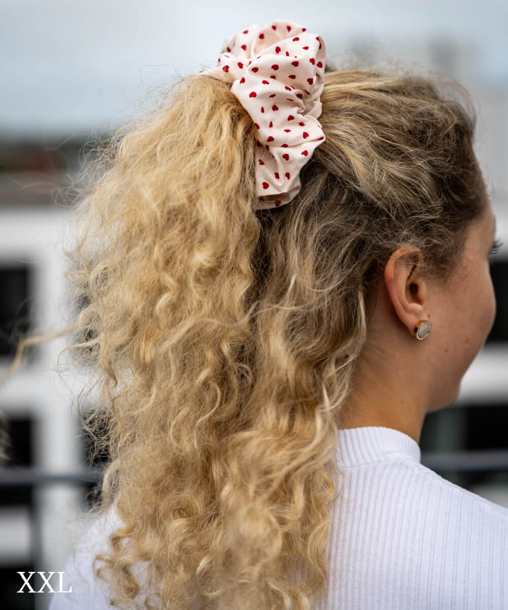 LOVE - Printed Scrunchie - Fizz & Femme