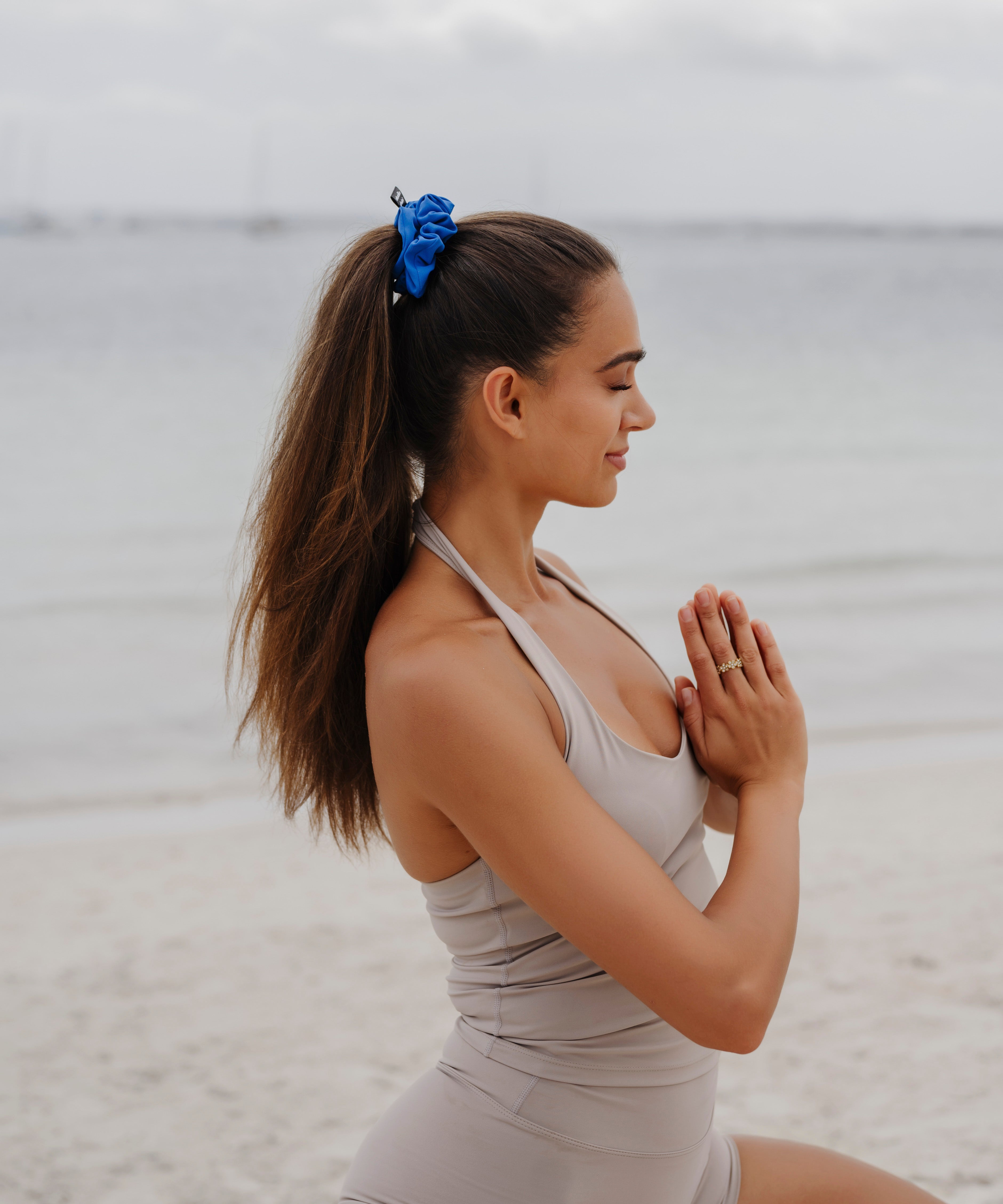 Swim & Sweat Scrunchie - Navy