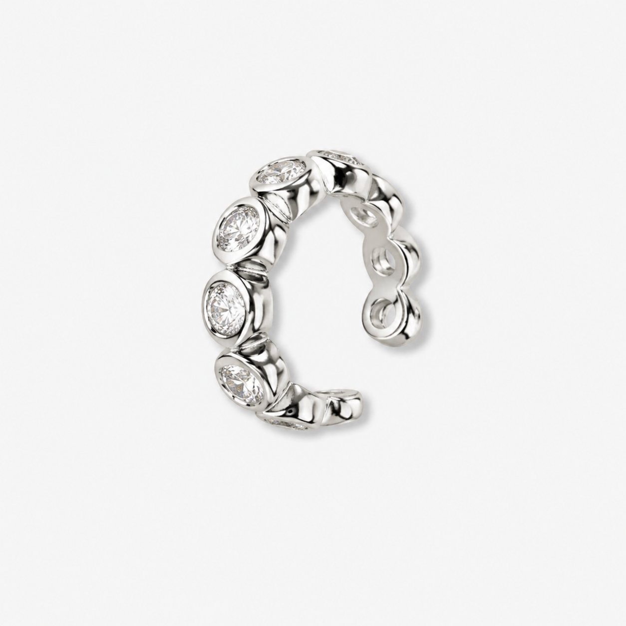 Alice - Silber Earcuff mit Schmuckstein