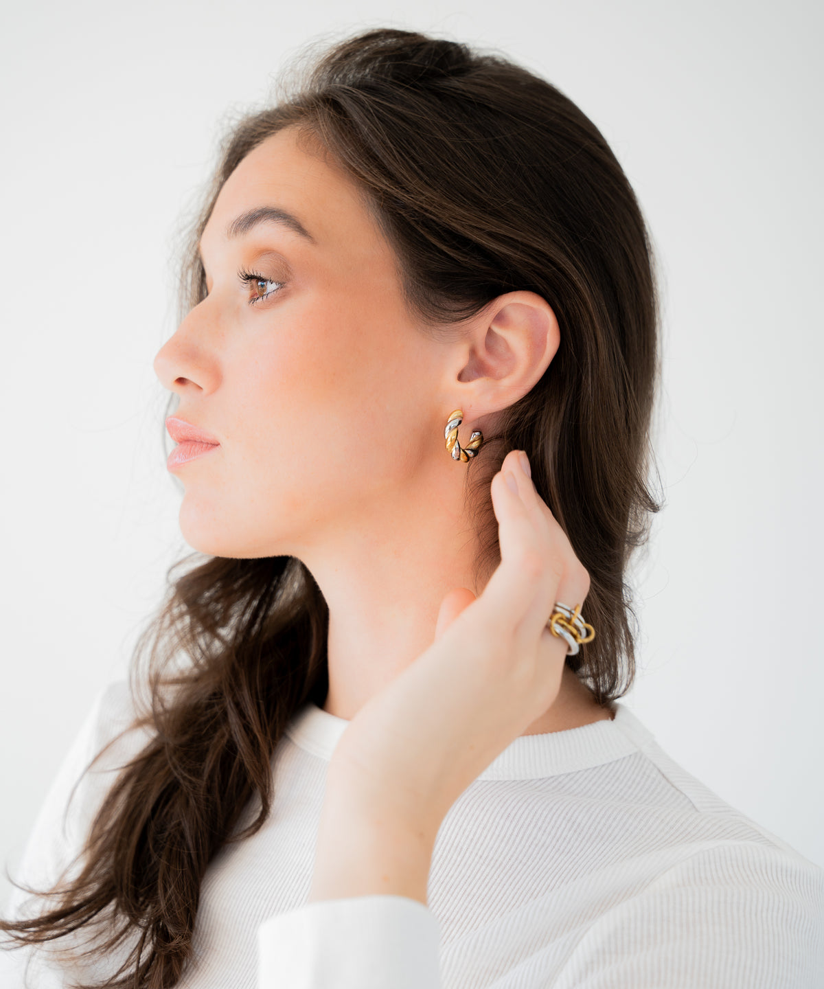 Rare - 18K Bicolor Ohrringe