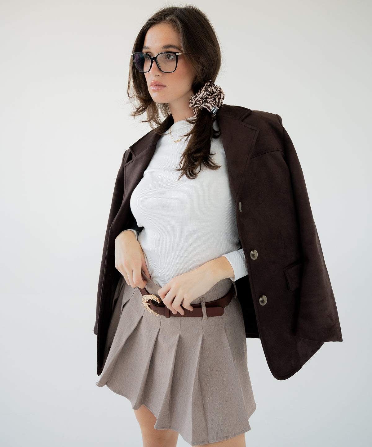 Cocoa - Scrunchie aus Satin